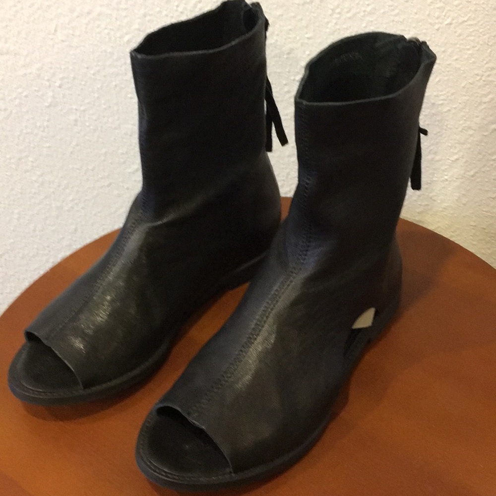 Free people black ankle boots 38 (8)